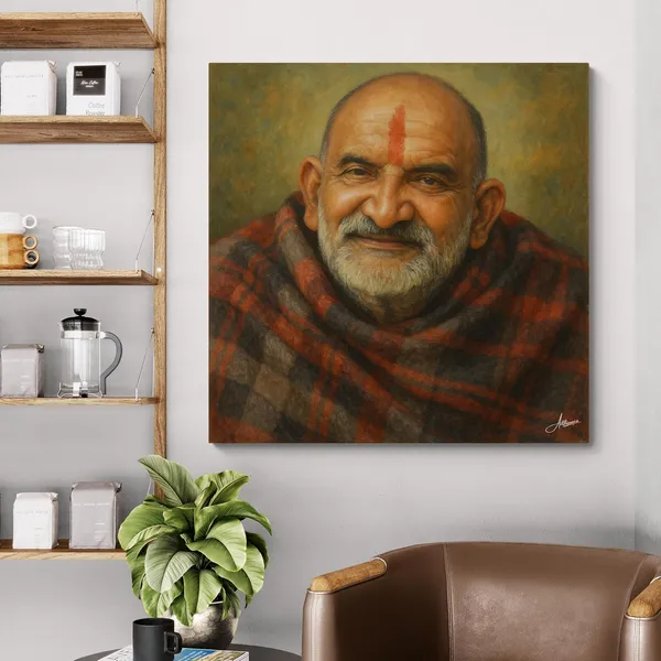Maharaj_Neem_Karoli_Baba_Photo_Murti_Canvas_Painting_For_Home_And_Offices