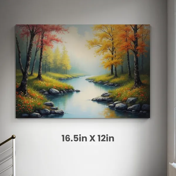 Beautiful_Nature_Landscape_Art_Orange_Trees_Canvas_Painting_For_Home_And_Offices