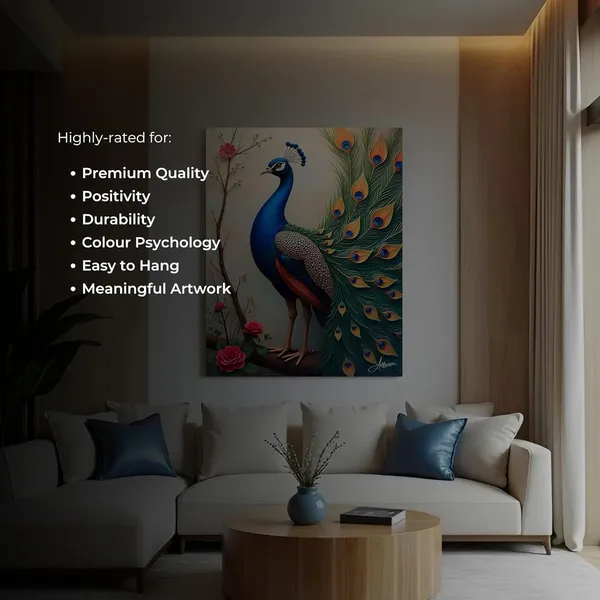 Peacock_Vastu_Open_Feather_Floral_Canvas_Painting_For_Home_And_Offices