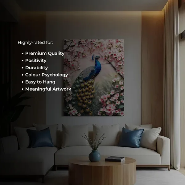 Beautiful_Timeless_Peacock_Vastu_Floral_Canvas_Painting_For_Home_And_Offices