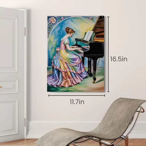 Woman_Playing_Piano_Floral_Corner_Modern_Canvas_Painting_For_Home_And_Offices