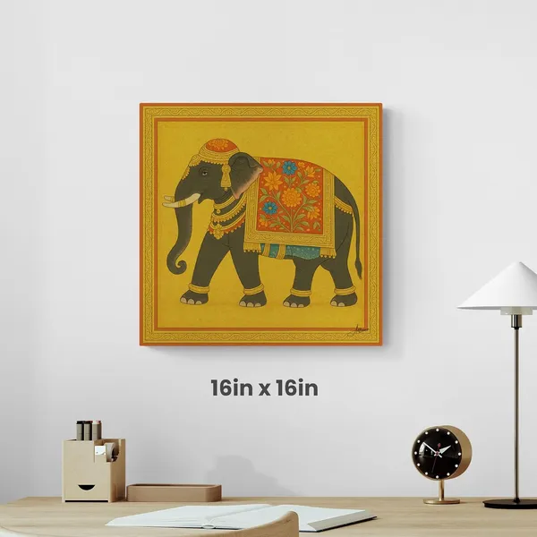 Floral_Pichwai_Decor_Indian_Traditional_Culture_Canvas_Painting_For_Home_And_Offices