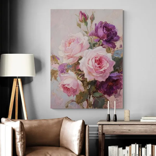 Roses_Pine_Wood_Framed_Inches_Fade_Canvas_Painting_For_Home_And_Offices