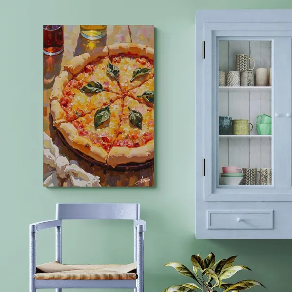 Kitchen_Food_Art_Tempting_Pizza_Canvas_Painting_For_Home_And_Offices
