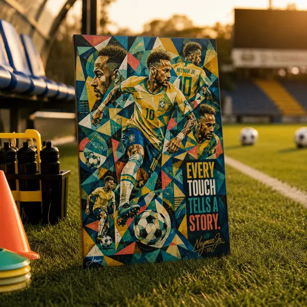 Neymar_Jr_Every_Touch_Tells_A_Story_|_Modern_Geometric_Football_Wall_Art