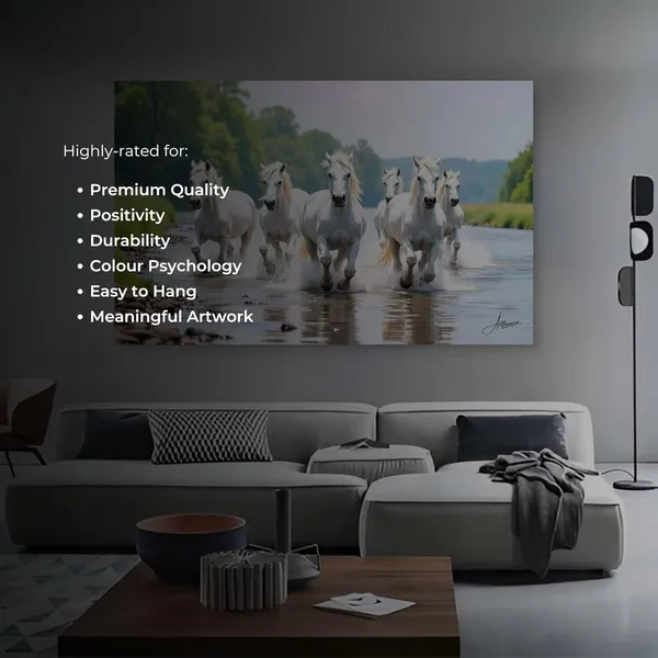 Seven_Horses_Art_White_380_Canvas_Painting_For_Home_And_Offices