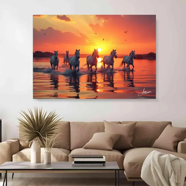 Running_Horses_Art_Sunset_Scene_380_Canvas_Painting_For_Home_And_Offices