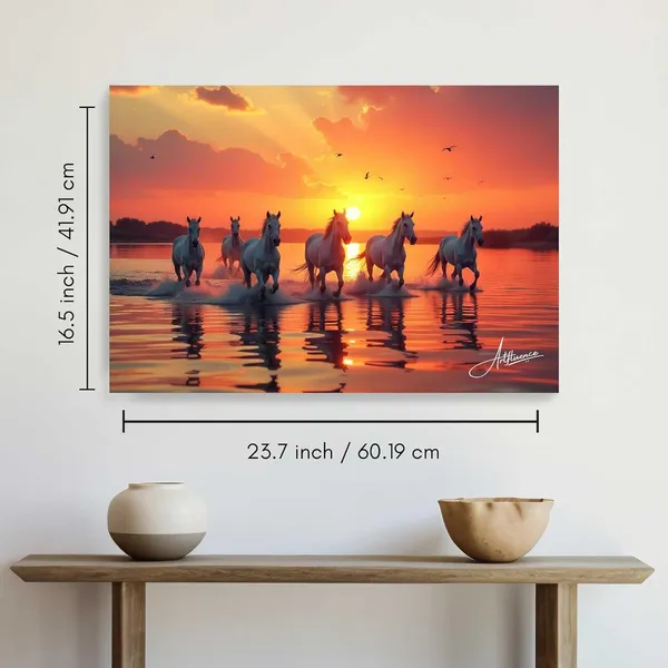 Running_Horses_Art_Sunset_Scene_380_Canvas_Painting_For_Home_And_Offices