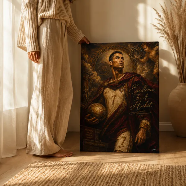 Cristiano_Ronaldo_Excellence_Is_A_Habit_|_Renaissance_Football_Canvas_Art