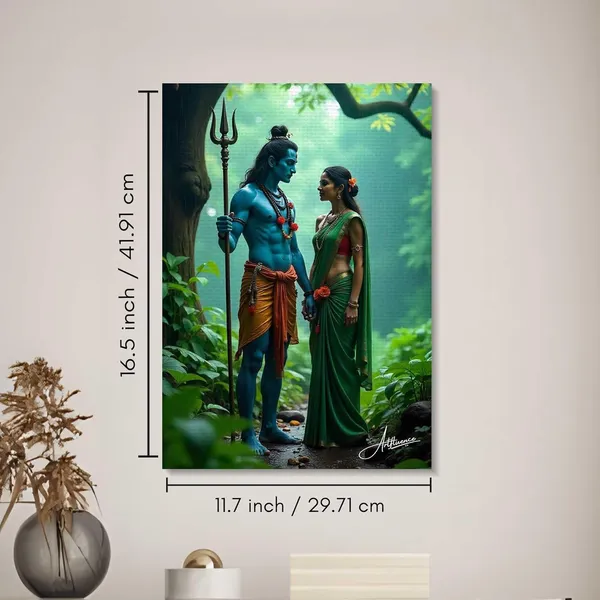Shiva_Parvati_Religious_Mandir_Sturdy_Mounts_Canvas_Painting_For_Home_And_Offices