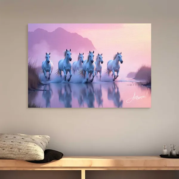 Seven_Horses_Art_Ready_Hang_380_Canvas_Painting_For_Home_And_Offices