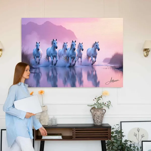 Seven_Horses_Art_Ready_Hang_380_Canvas_Painting_For_Home_And_Offices