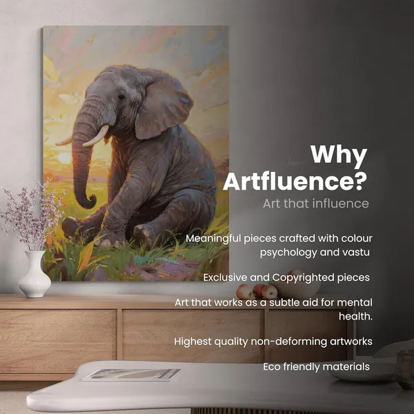 Cute_Vastu_Baby_Elephant_Decor_Hand_Painted_Canvas_Painting_For_Home_And_Offices