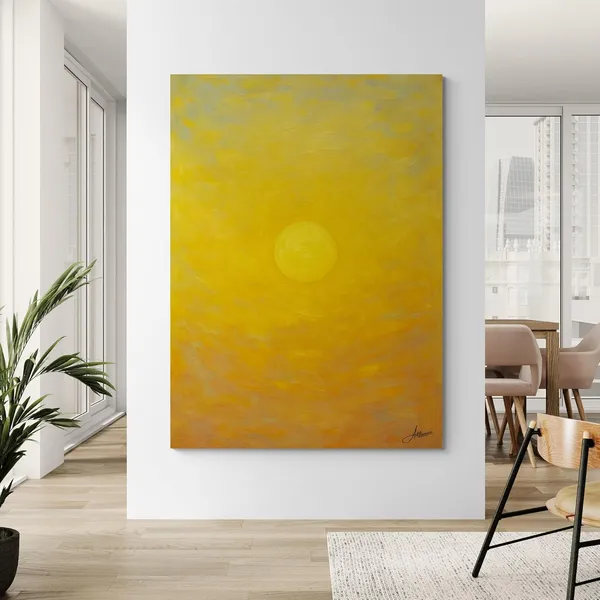 Vibrant_Yellow_Sun_Abstract_Sunset_Art_Canvas_Painting_For_Home_And_Offices