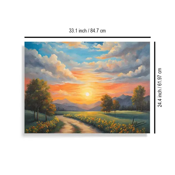 Nature_Sunset_Serenade_Wrapped_Inches_Decor_Canvas_Painting_For_Home_And_Offices