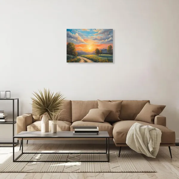 Nature_Sunset_Serenade_Wrapped_Inches_Decor_Canvas_Painting_For_Home_And_Offices