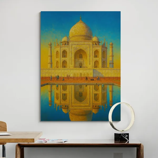 Taj_Mahal_Realistic_Agra_Tourism_Beautiful_Canvas_Painting_For_Home_And_Offices