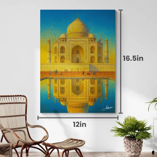 Taj_Mahal_Realistic_Agra_Tourism_Beautiful_Canvas_Painting_For_Home_And_Offices