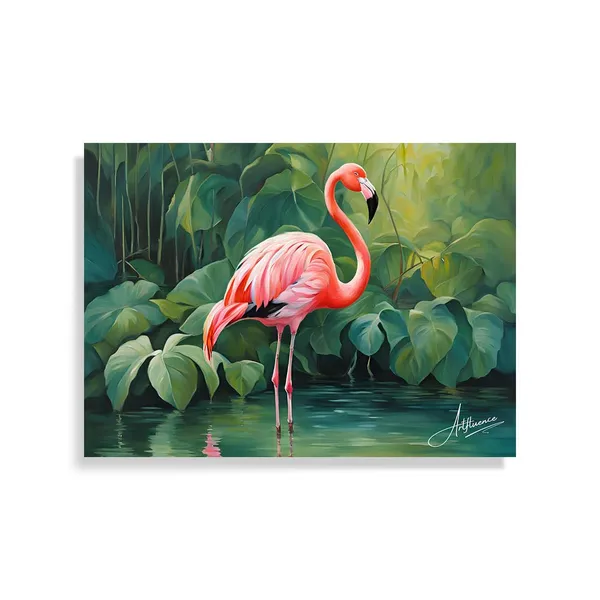 Flamingo_Bird_Nature_Art_Tropical_Beauty_Canvas_Painting_For_Home_And_Offices