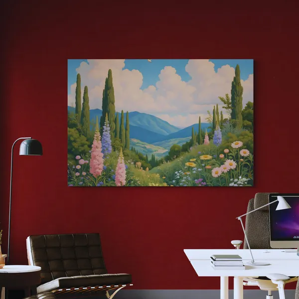 Tuscan_Landscape_Art_Hallway_Decor_Italian_Canvas_Painting_For_Home_And_Offices