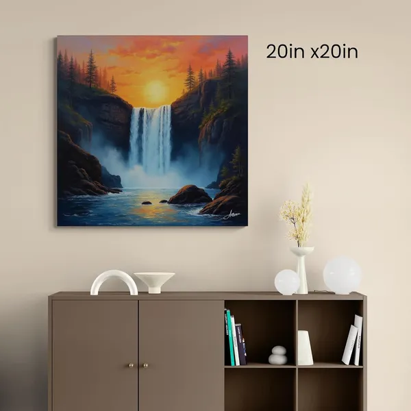 Sunset_Square_Vastu_Big_Size_Art_Canvas_Painting_For_Home_And_Offices