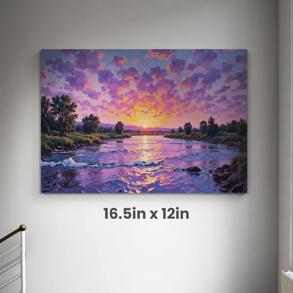 Beautiful_Landscape_Nature_Vibrant_Sunset_River_Canvas_Painting_For_Home_And_Offices