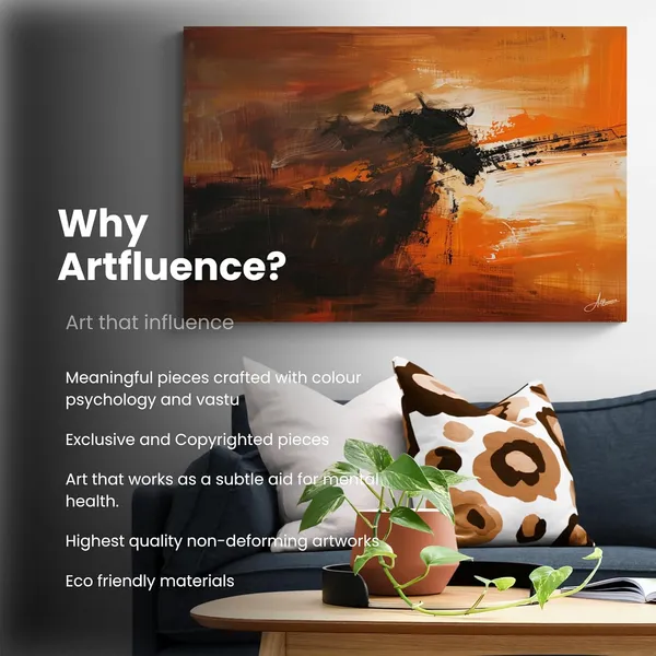 Charging_Bull_Modern_Abstract_Framed_Art_Canvas_Painting_For_Home_And_Offices