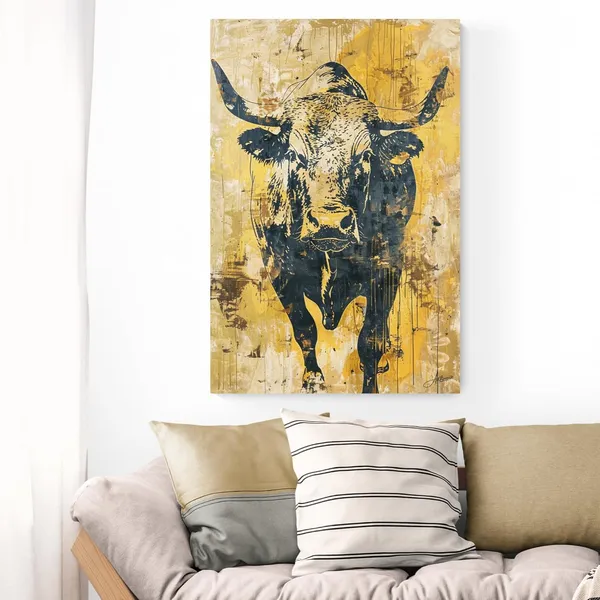 Golden_Bull_Premium_Framed_Art_Luxury_Canvas_Painting_For_Home_And_Offices
