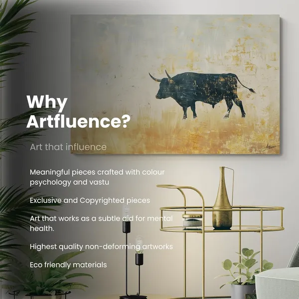 Minimal_Bull_Silhouette_Framed_Art_Premium_Canvas_Painting_For_Home_And_Offices