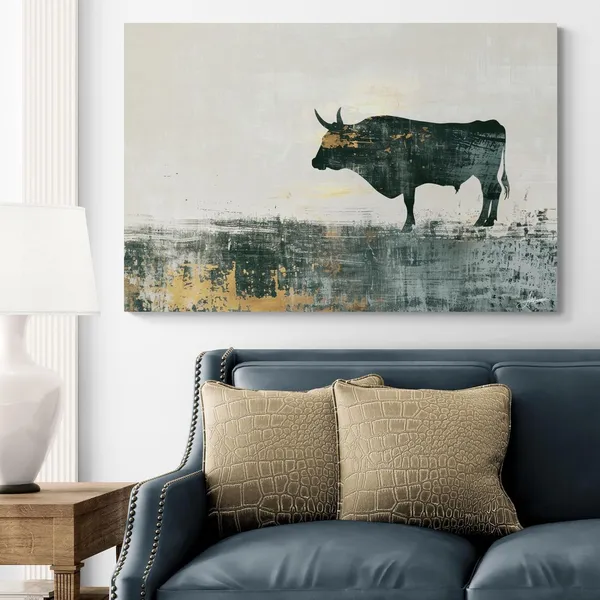 Abstract_Bull_Framed_Art_Decor_Luxury_Canvas_Painting_For_Home_And_Offices