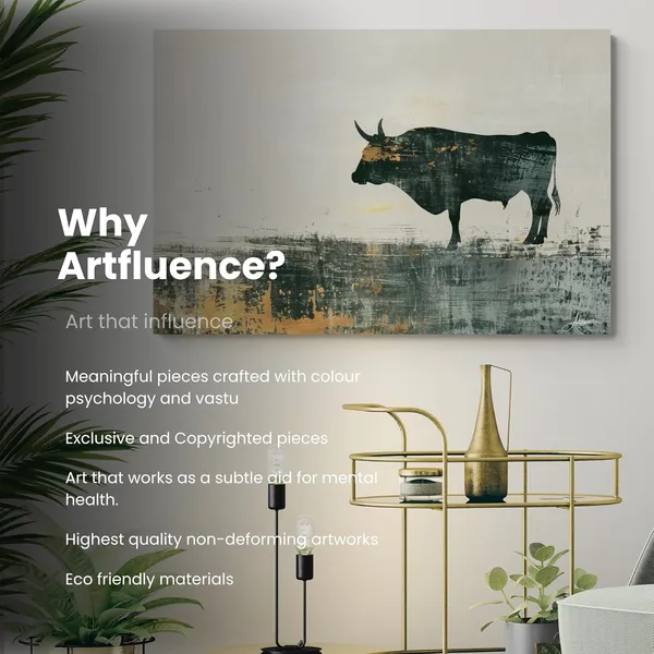 Abstract_Bull_Framed_Art_Decor_Luxury_Canvas_Painting_For_Home_And_Offices