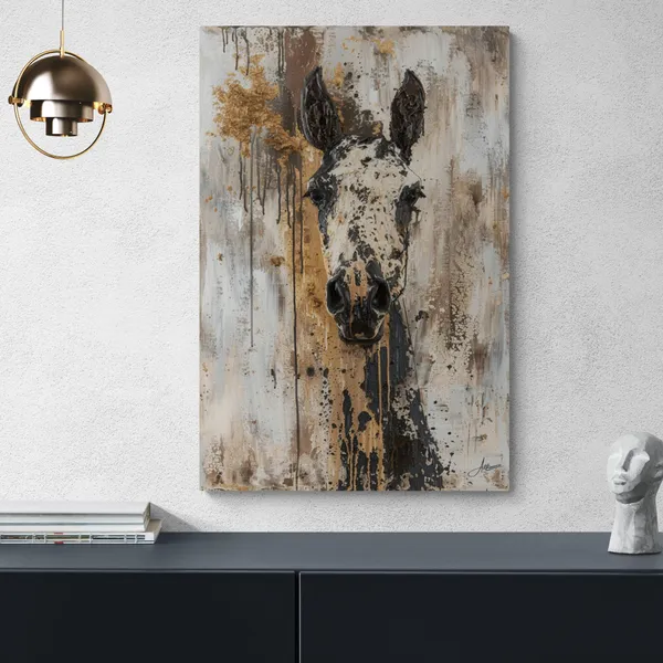 Abstract_Horse_Head_Framed_Art_Luxury_Canvas_Painting_For_Home_And_Offices
