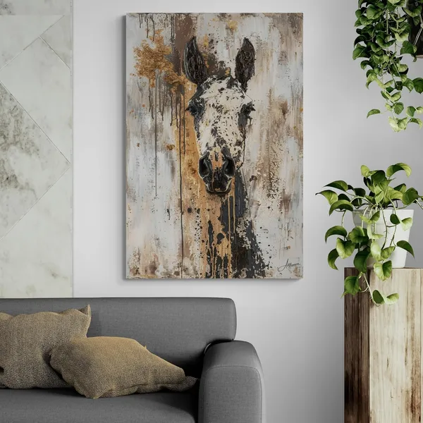 Abstract_Horse_Head_Framed_Art_Luxury_Canvas_Painting_For_Home_And_Offices