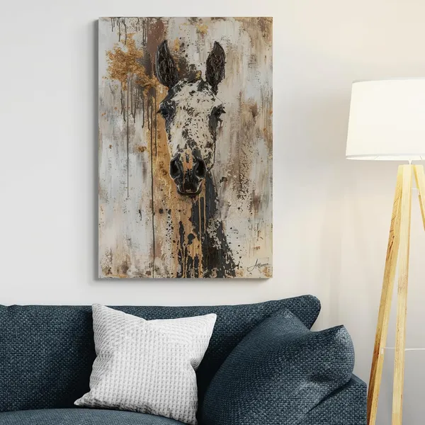 Abstract_Horse_Head_Framed_Art_Luxury_Canvas_Painting_For_Home_And_Offices