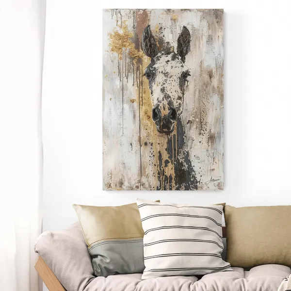 Abstract_Horse_Head_Framed_Art_Luxury_Canvas_Painting_For_Home_And_Offices