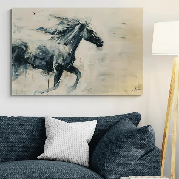 Abstract_Horse_Framed_Art_Luxury_Modern_Canvas_Painting_For_Home_And_Offices