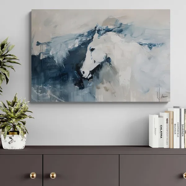 Abstract_Horse_Framed_Art_Luxury_Modern_Canvas_Painting_For_Home_And_Offices