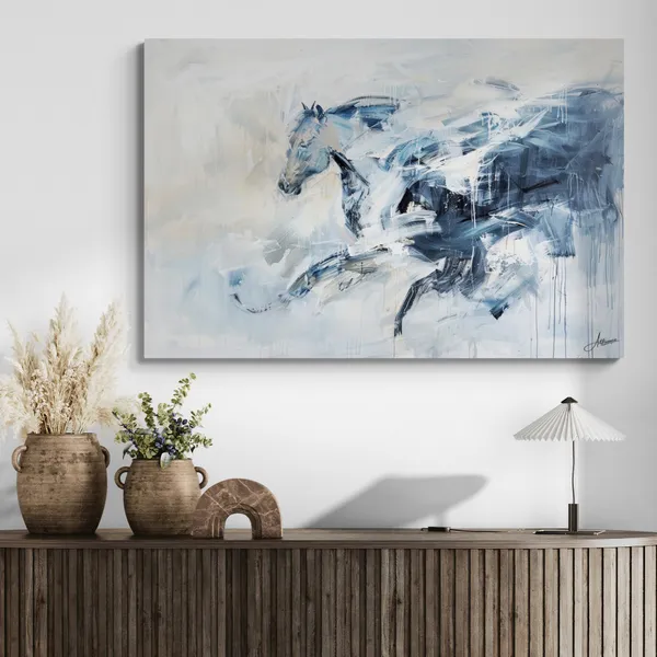 Abstract_Horse_Framed_Art_Luxury_Modern_Canvas_Painting_For_Home_And_Offices