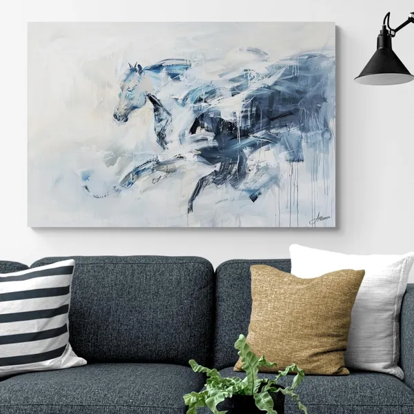 Abstract_Horse_Framed_Art_Luxury_Modern_Canvas_Painting_For_Home_And_Offices
