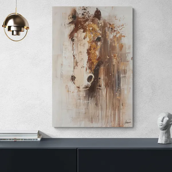 Abstract_Horse_Framed_Art_Luxury_Modern_Canvas_Painting_For_Home_And_Offices