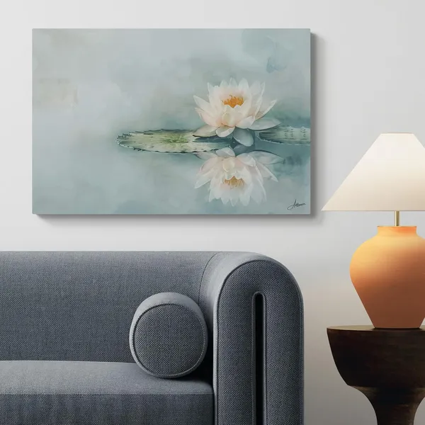 Serene_Lotus_Framed_Art_Premium_Luxury_Canvas_Painting_For_Home_And_Offices