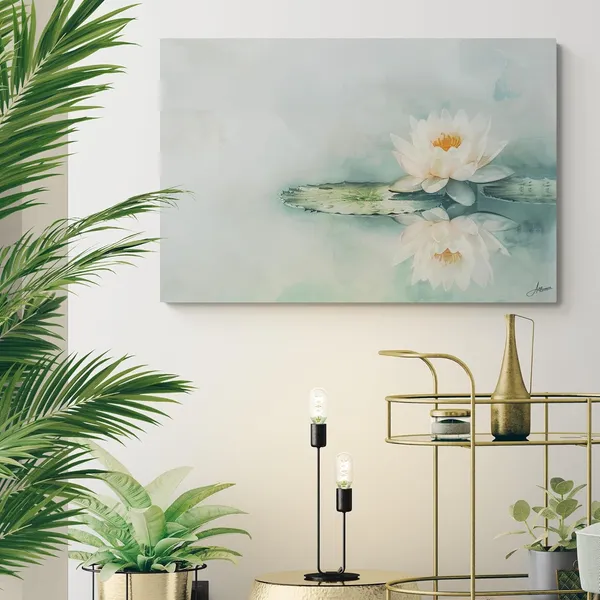 Serene_Lotus_Framed_Art_Premium_Luxury_Canvas_Painting_For_Home_And_Offices