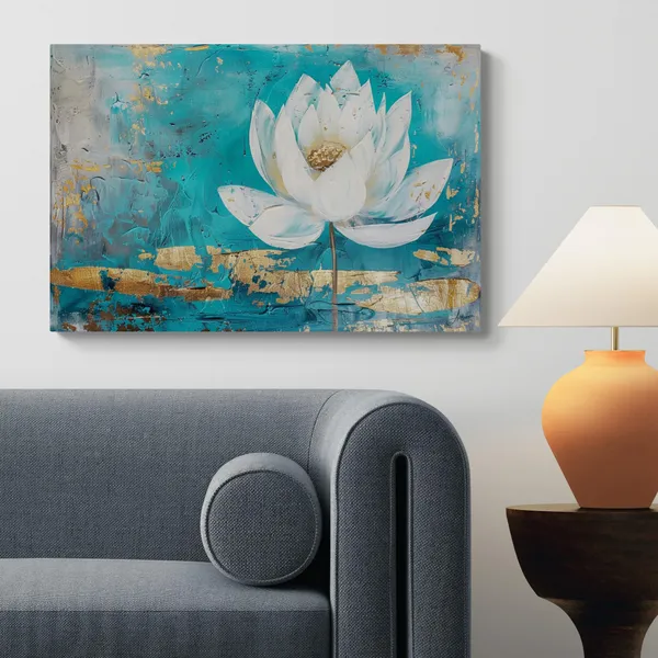 Elegant_White_Lotus_Framed_Art_Premium_Canvas_Painting_For_Home_And_Offices