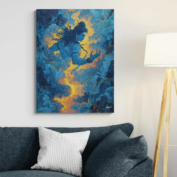 Lord_Shiva_Cosmic_Framed_Art_Spiritual_Canvas_Painting_For_Home_And_Offices