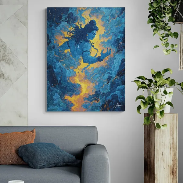 Lord_Shiva_Cosmic_Framed_Art_Spiritual_Canvas_Painting_For_Home_And_Offices