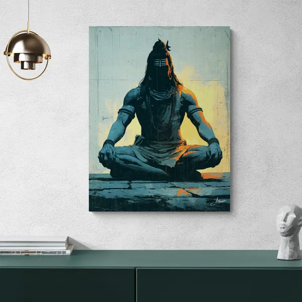 Lord_Shiva_Meditation_Framed_Art_Premium_Canvas_Painting_For_Home_And_Offices