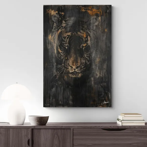 Shadowed_Tiger_Framed_Art_Premium_Dramatic_Canvas_Painting_For_Home_And_Offices