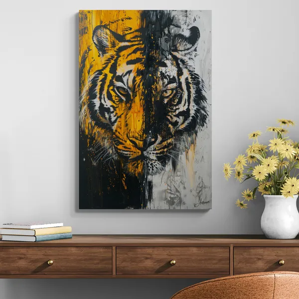 Dual_Spirit_Tiger_Framed_Art_Premium_Canvas_Painting_For_Home_And_Offices