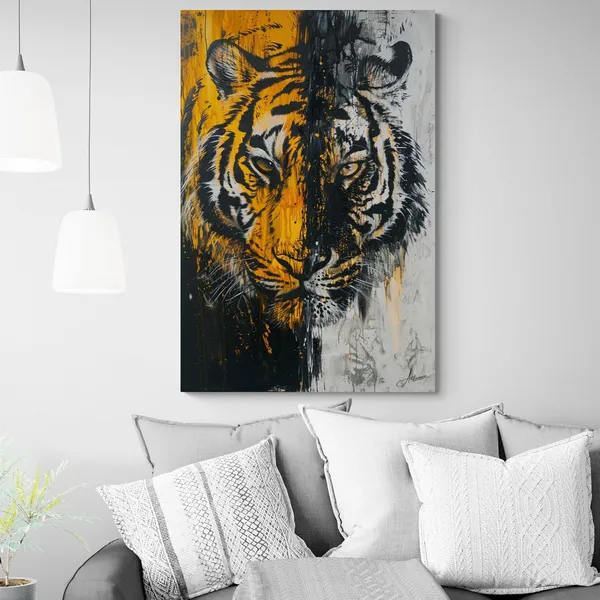 Dual_Spirit_Tiger_Framed_Art_Premium_Canvas_Painting_For_Home_And_Offices