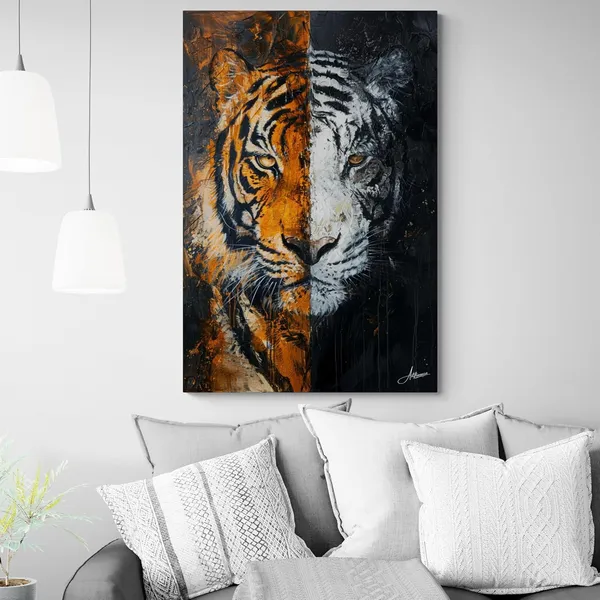 Dual_Essence_Tiger_Framed_Art_Premium_Canvas_Painting_For_Home_And_Offices